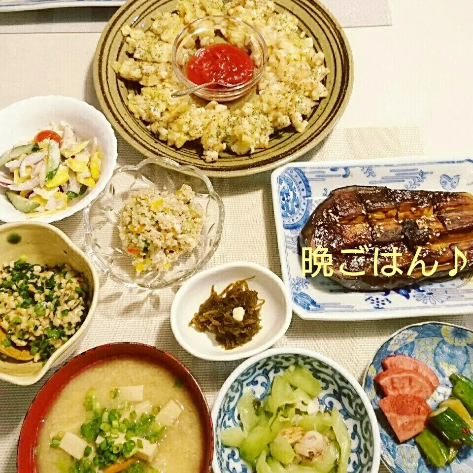 今日の晩ごはん(鶏むねポテトと…)|oomugiさん