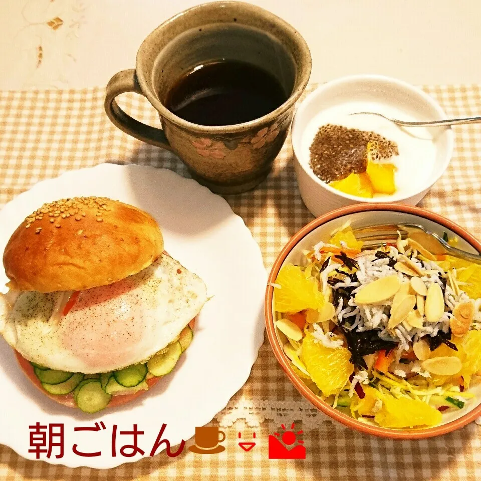 朝ごはん☕😃🌄|oomugiさん