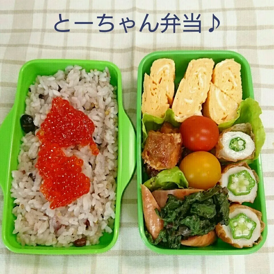 Snapdishの料理写真:木曜日のとーちゃん弁当♪|oomugiさん