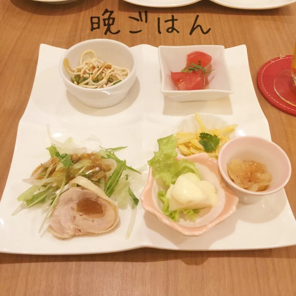 結婚記念日ディナー 中華料理の前菜いろいろ|yakinasuさん