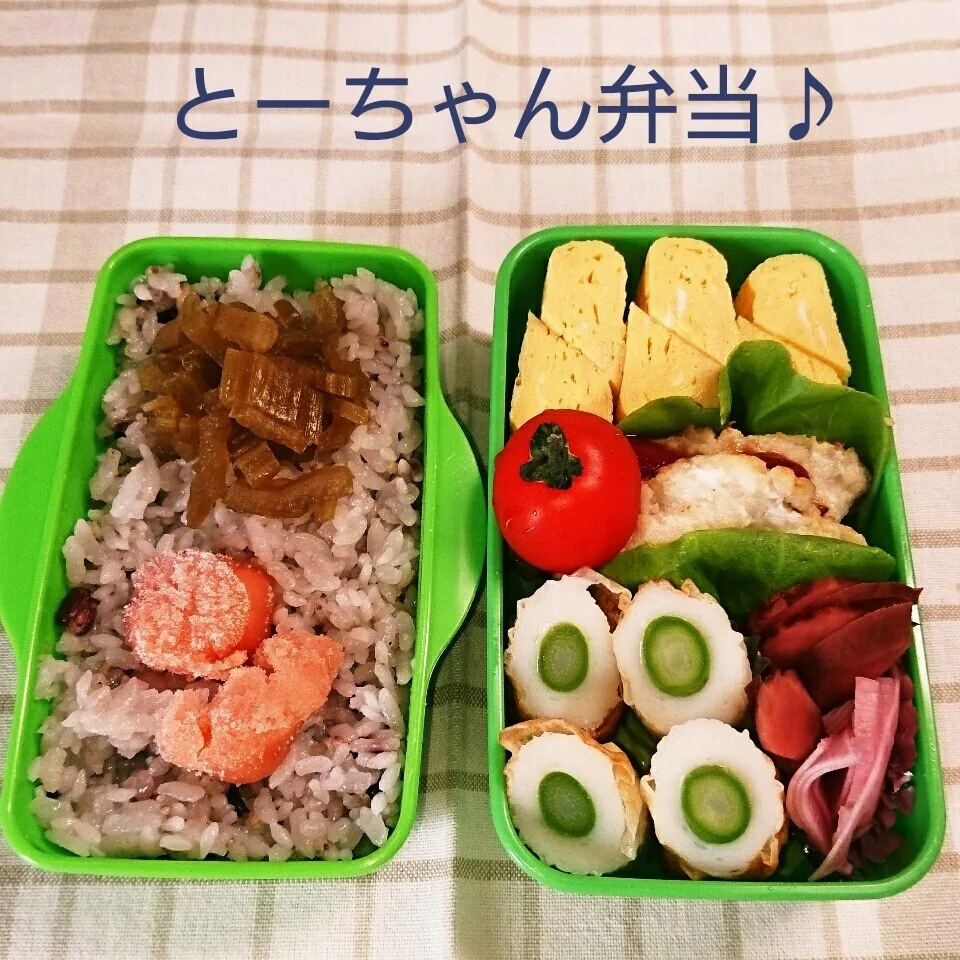 Snapdishの料理写真:月曜日のとーちゃん弁当♪|oomugiさん