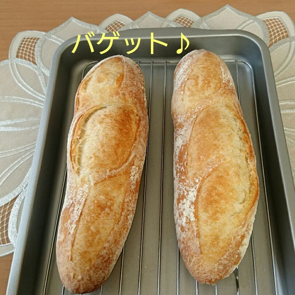 Snapdishの料理写真:久しぶりのバゲット♪|oomugiさん