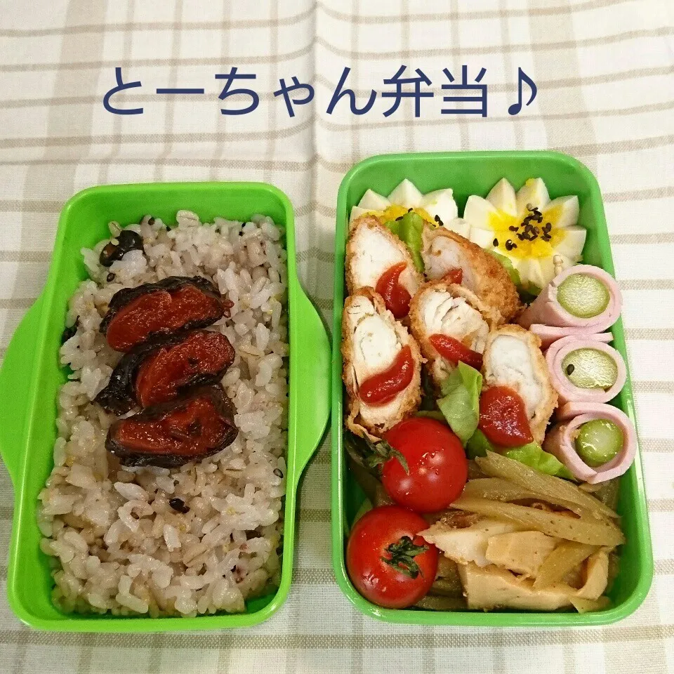 Snapdishの料理写真:金曜日のとーちゃん弁当♪|oomugiさん