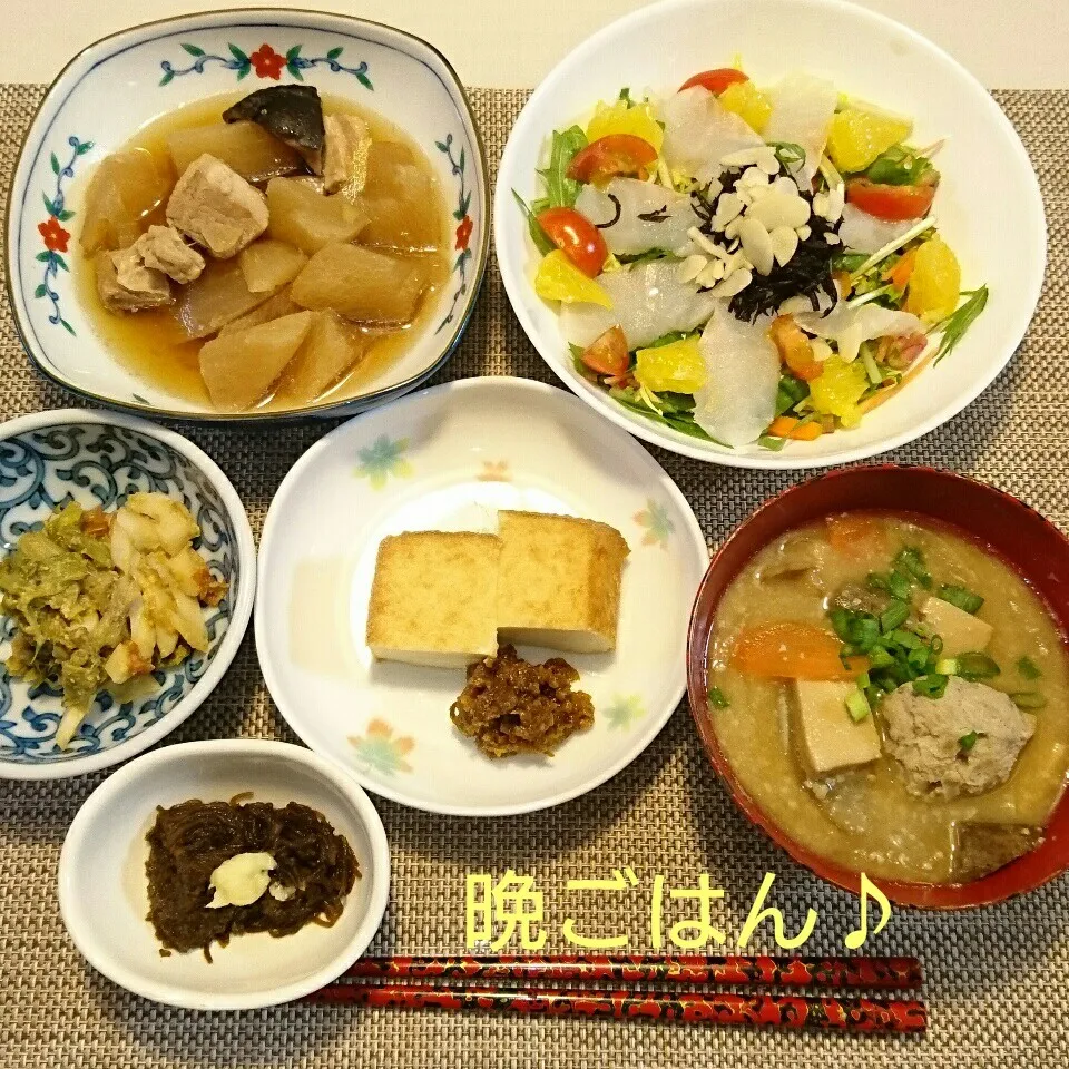 今日の晩ごはん(ソイのお刺身サラダと…)|oomugiさん