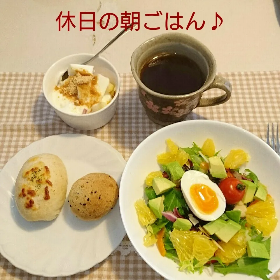 休日の朝ごはん♪|oomugiさん