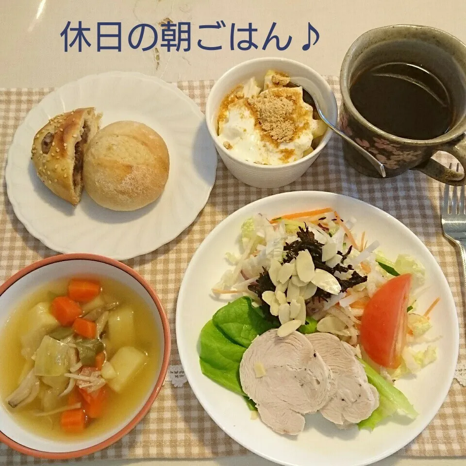 休日の朝ごはん♪|oomugiさん