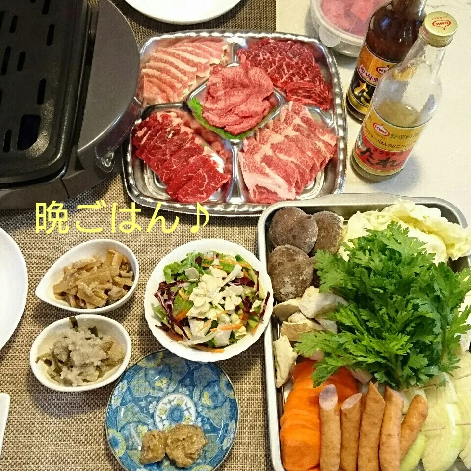 今日の晩ごはん(焼き肉と…)|oomugiさん