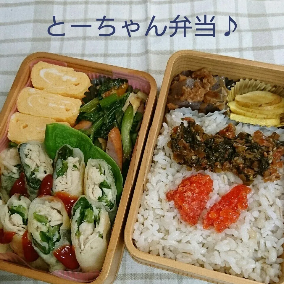 Snapdishの料理写真:水曜日のとーちゃん弁当♪|oomugiさん