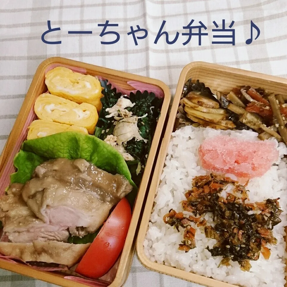 Snapdishの料理写真:月曜日のとーちゃん弁当♪|oomugiさん