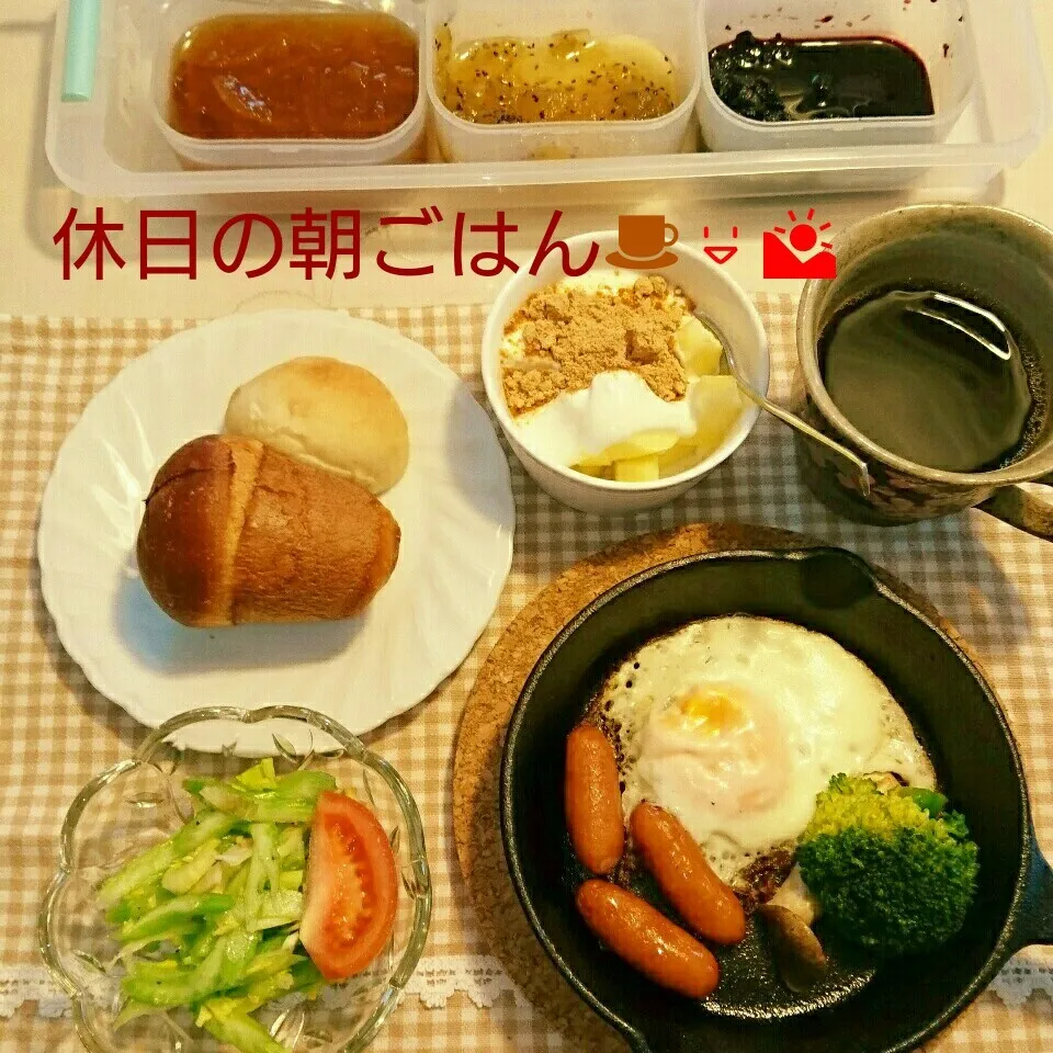 休日の朝ごはん☕😃🌄|oomugiさん