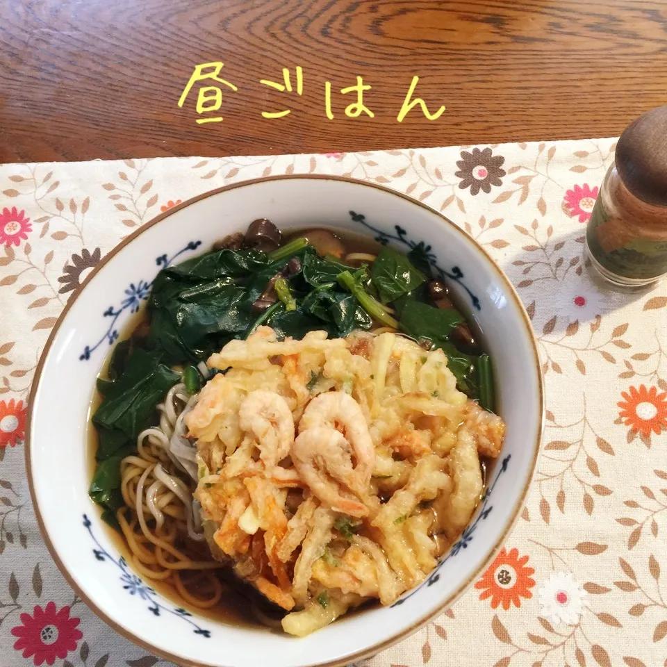 Snapdishの料理写真:天ぷら蕎麦|yakinasuさん