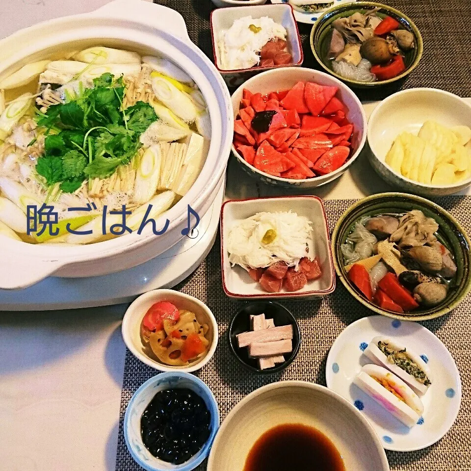 今日の晩ごはん(湯豆腐と…)|oomugiさん