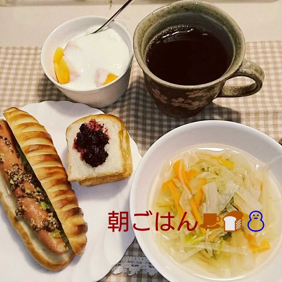 ヴィエノワで朝ごはん☕🍞⛄|oomugiさん