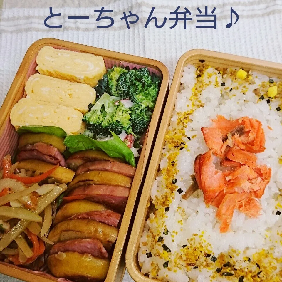 Snapdishの料理写真:火曜日のとーちゃん弁当♪|oomugiさん