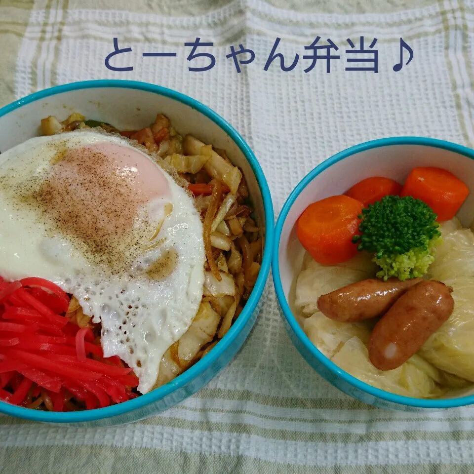 Snapdishの料理写真:水曜日のとーちゃん弁当♪|oomugiさん