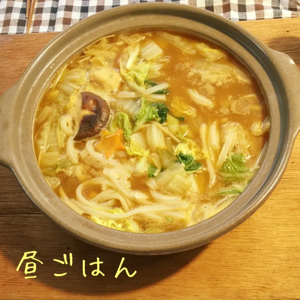 鶏団子鍋残りでカレーうどん|yakinasuさん