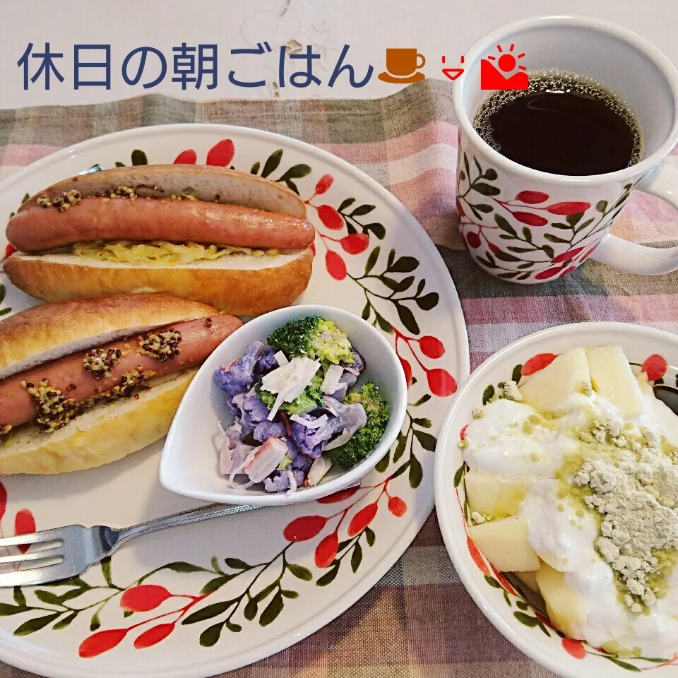 休日の朝ごはん☕😃🌄|oomugiさん