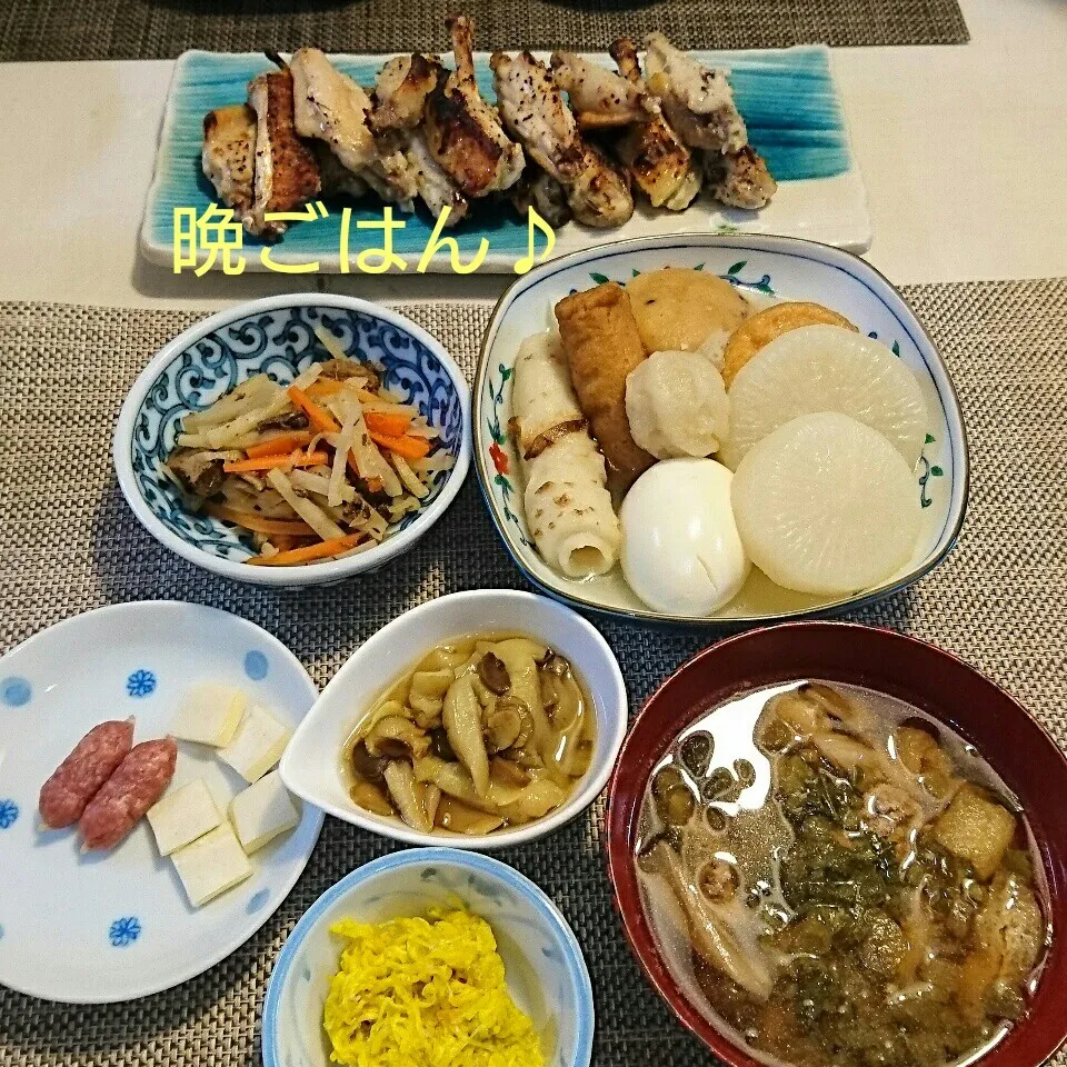 今日の晩ごはん(おでんと…)|oomugiさん