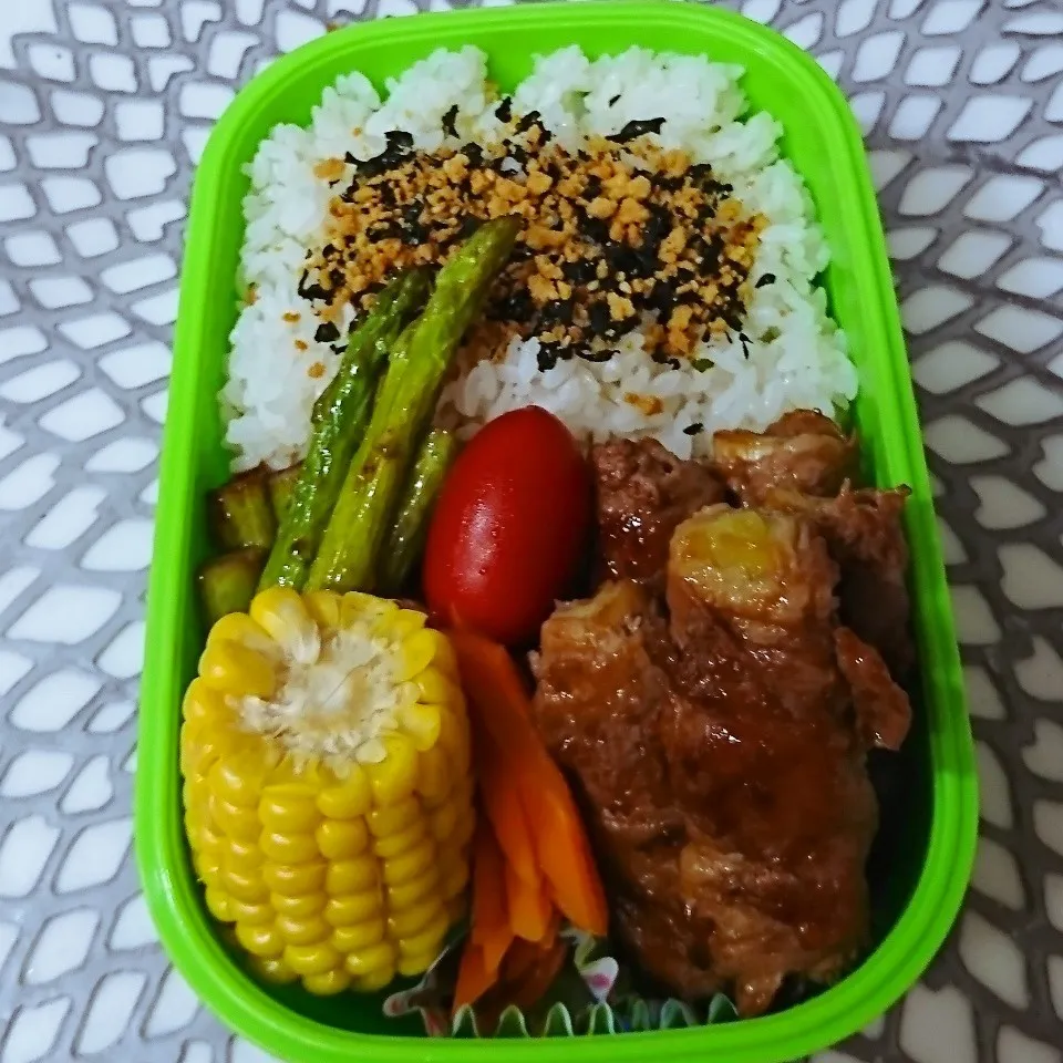 Snapdishの料理写真:☆中学男子弁当: 18Sep2018|momomotototokokokoさん