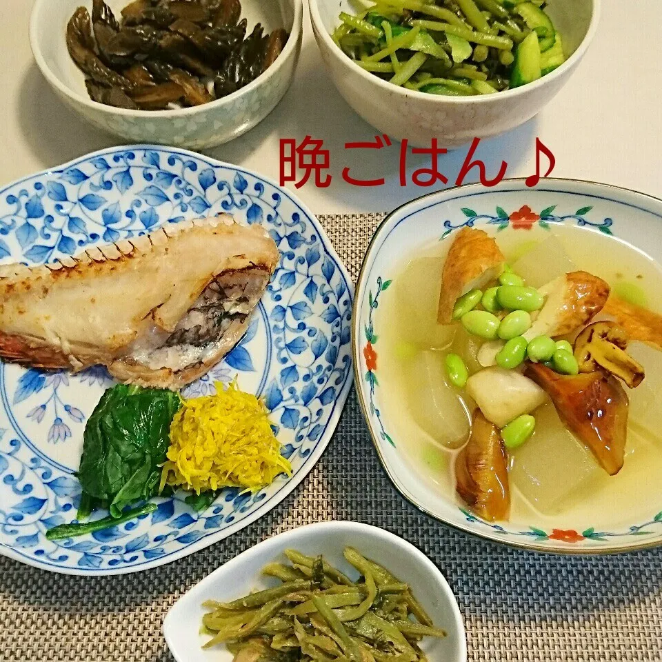 今日の晩ごはん(冬瓜のあんかけと…)|oomugiさん