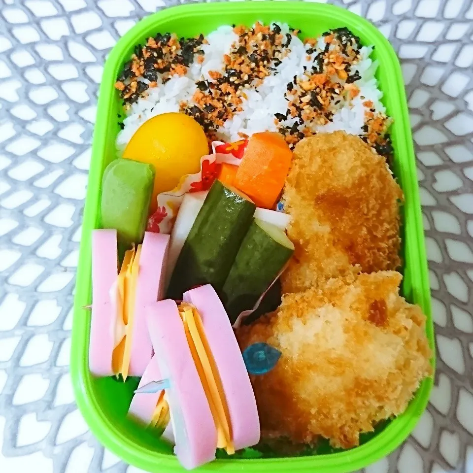 Snapdishの料理写真:☆中学男子弁当: 07Jul2018|momomotototokokokoさん