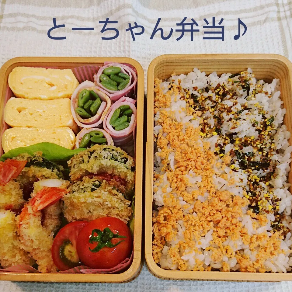 Snapdishの料理写真:木曜日のとーちゃん弁当♪|oomugiさん