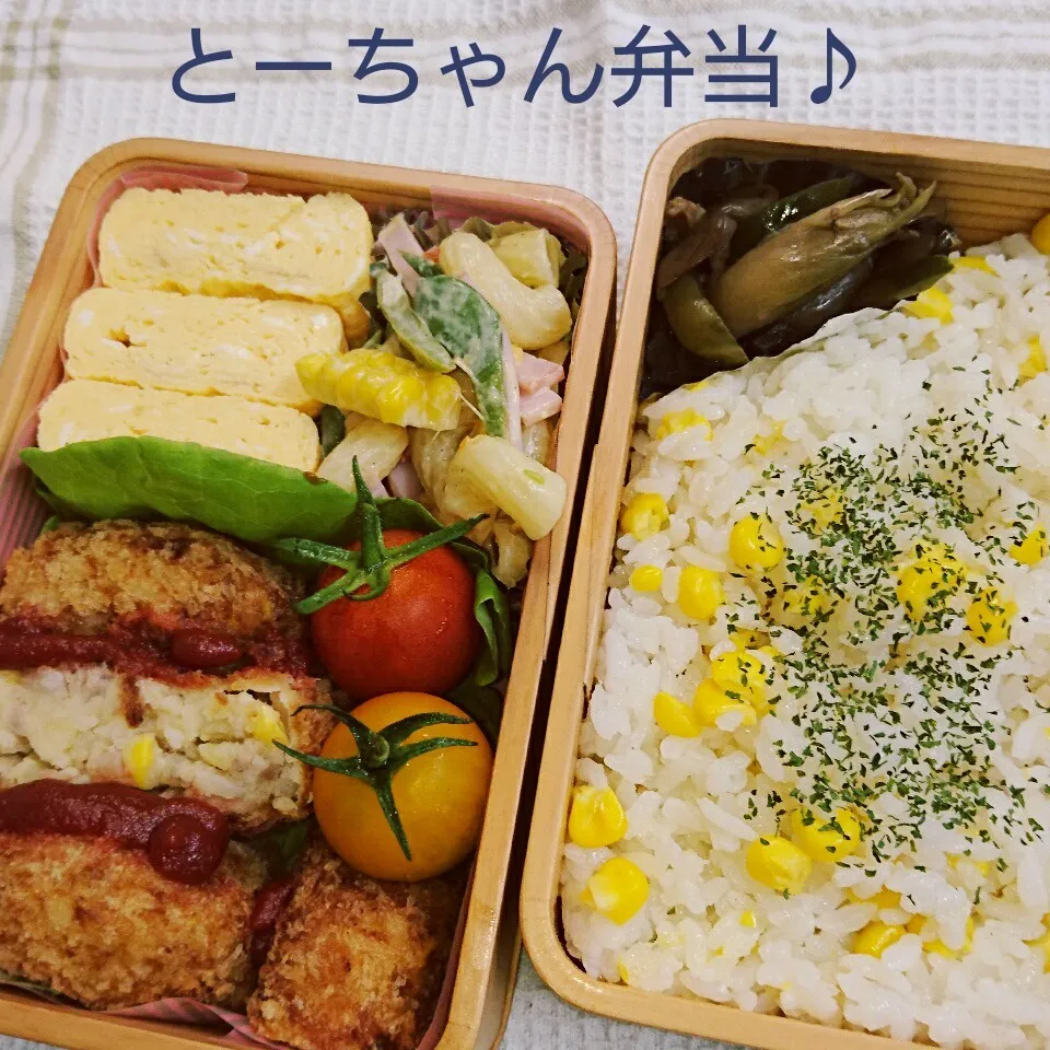 Snapdishの料理写真:水曜日のとーちゃん弁当♪|oomugiさん