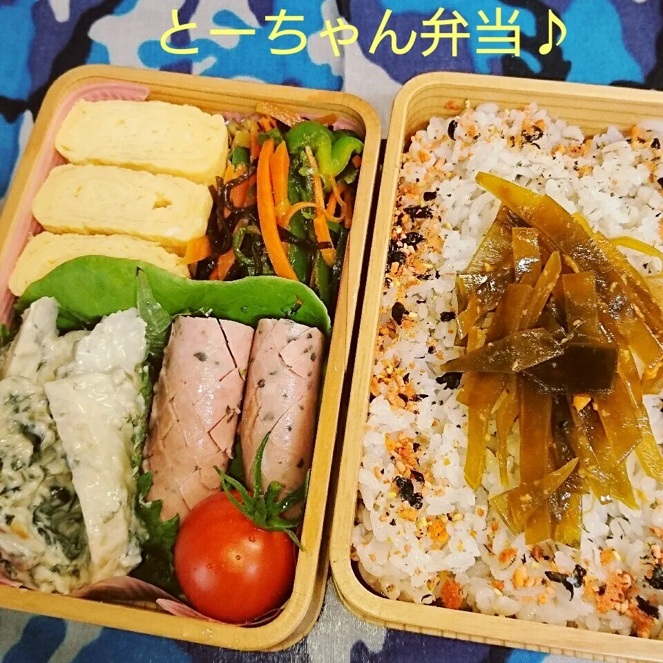 Snapdishの料理写真:火曜日のとーちゃん弁当♪|oomugiさん