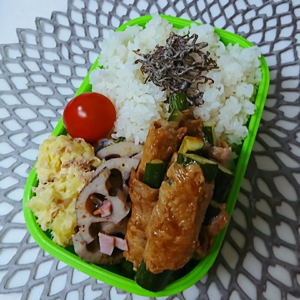 Snapdishの料理写真:☆中学男子弁当: 29Jan2018|momomotototokokokoさん