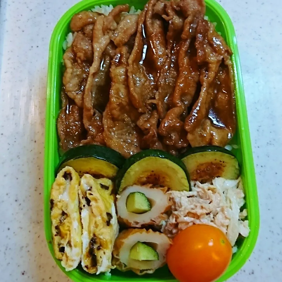 Snapdishの料理写真:☆中学男子弁当: 18Nov2017|momomotototokokokoさん