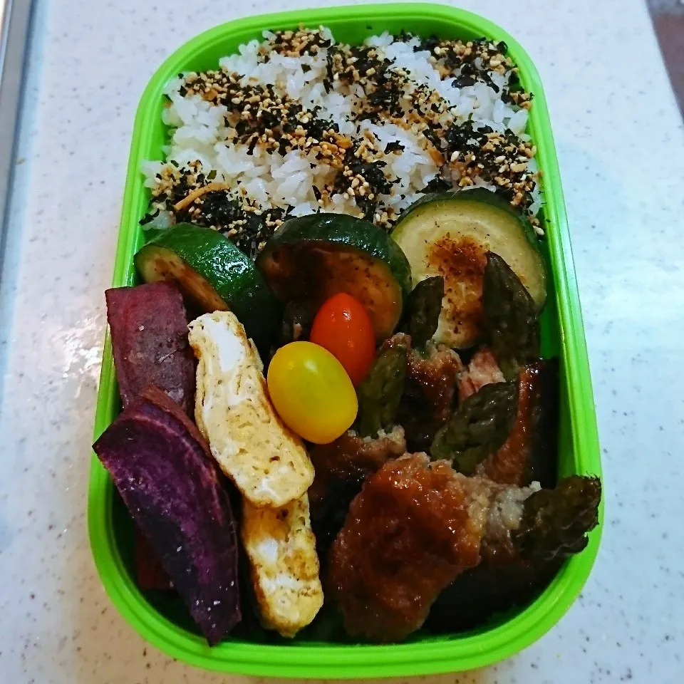 Snapdishの料理写真:☆中学男子弁当: 28Oct2017|momomotototokokokoさん