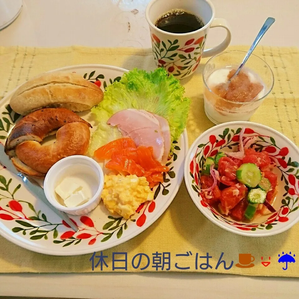 休日の朝ごはん☕😃♪|oomugiさん