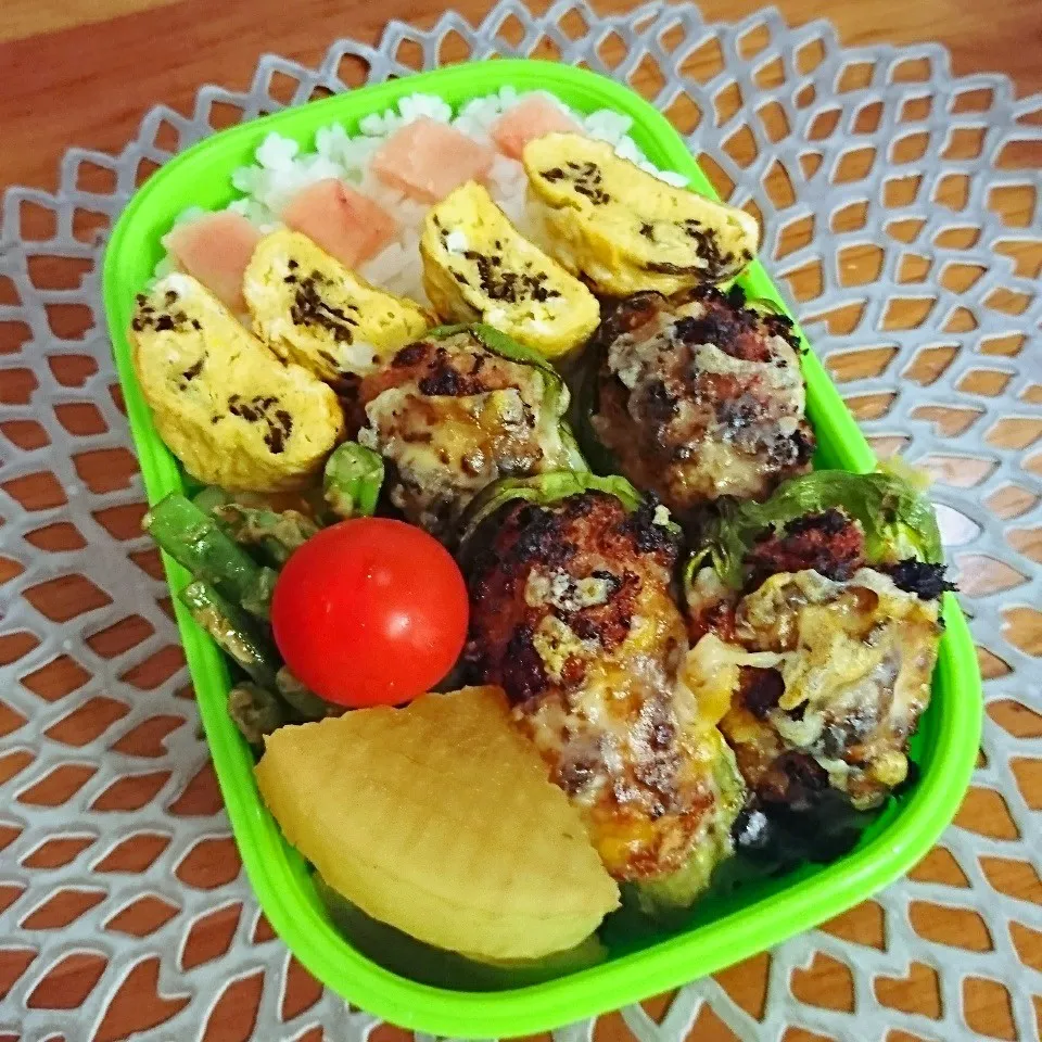 Snapdishの料理写真:☆中学男子弁当: 27Sep2017|momomotototokokokoさん