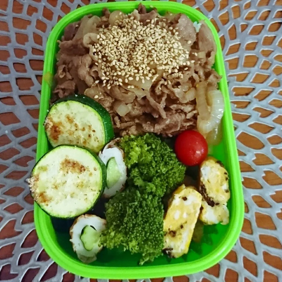 Snapdishの料理写真:☆中学男子弁当: 06Jul2017|momomotototokokokoさん