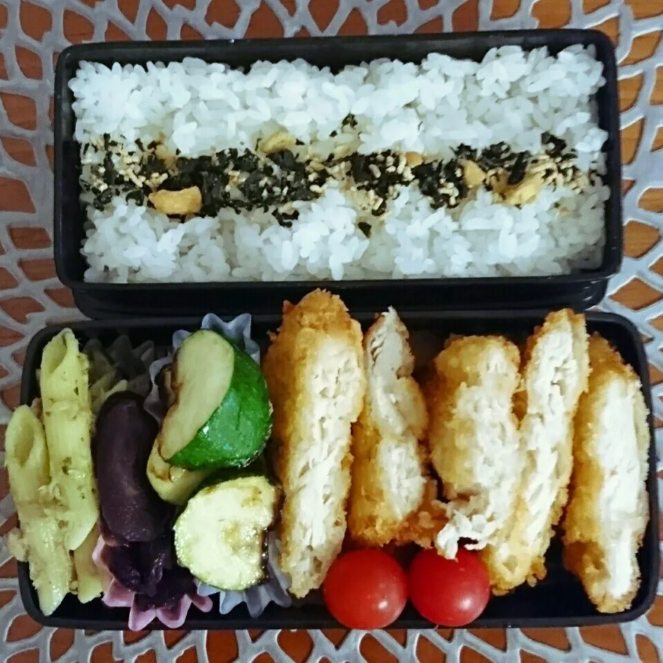 Snapdishの料理写真:☆中学男子弁当: 28Jun2017|momomotototokokokoさん