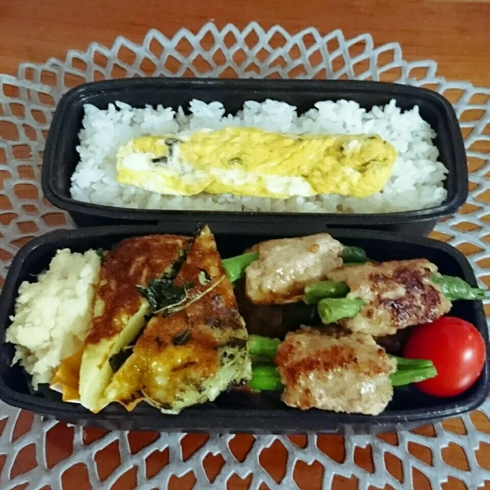 Snapdishの料理写真:☆中学男子弁当: 13Jun2017|momomotototokokokoさん