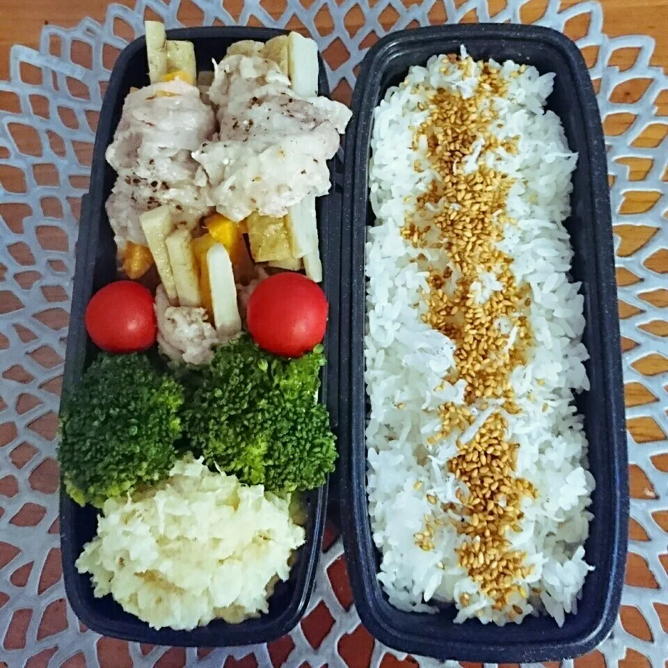 Snapdishの料理写真:☆中学男子弁当: 20May2017|momomotototokokokoさん