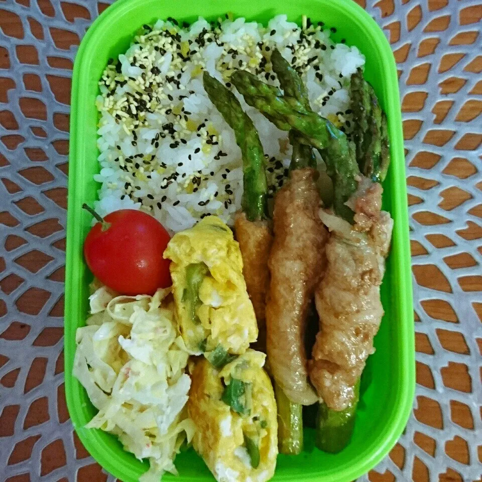 Snapdishの料理写真:☆中学男子弁当: 14Apr2017|momomotototokokokoさん