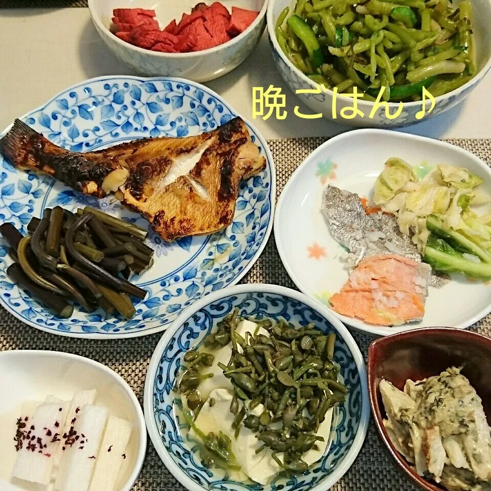 今日の晩ごはん(赤魚の醤油麹焼きと…)|oomugiさん