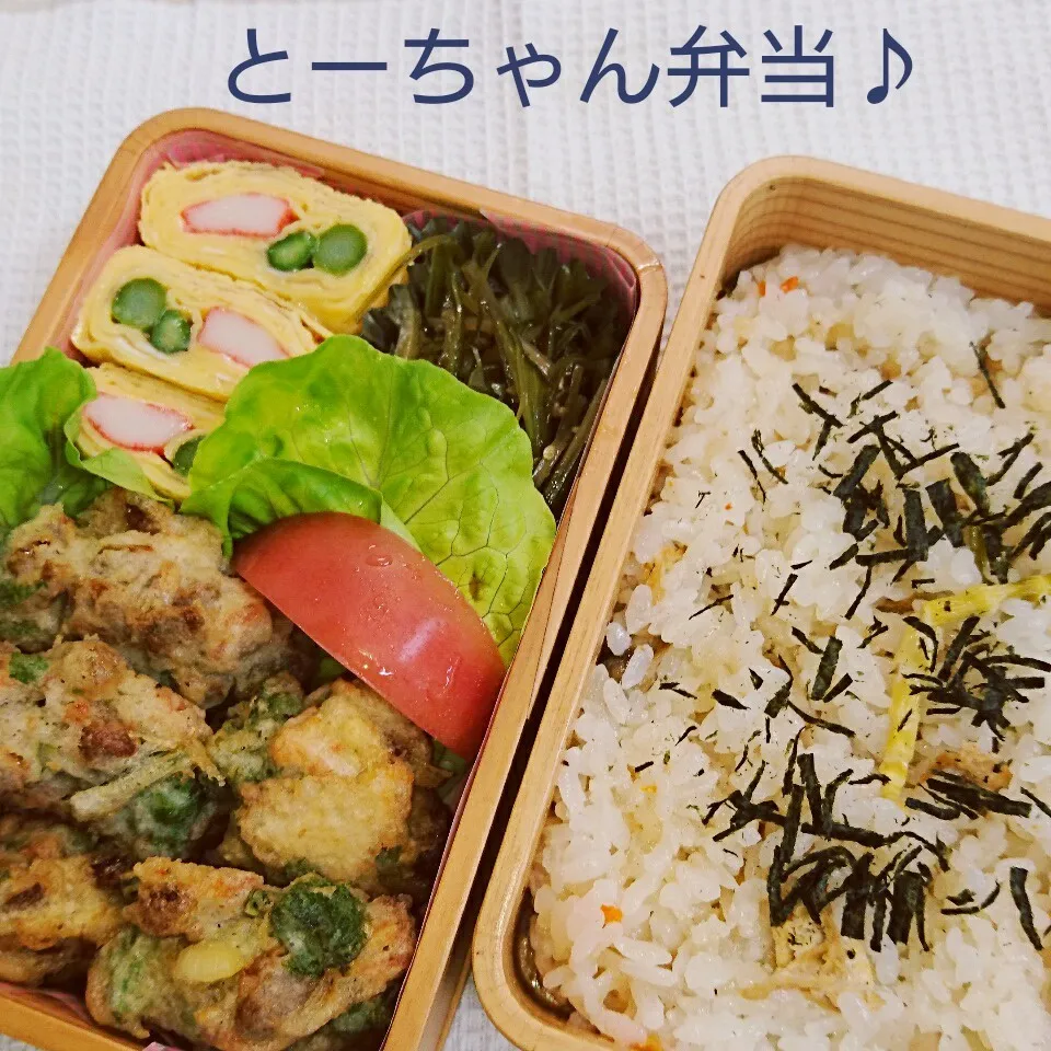 Snapdishの料理写真:金曜日のとーちゃん弁当♪|oomugiさん