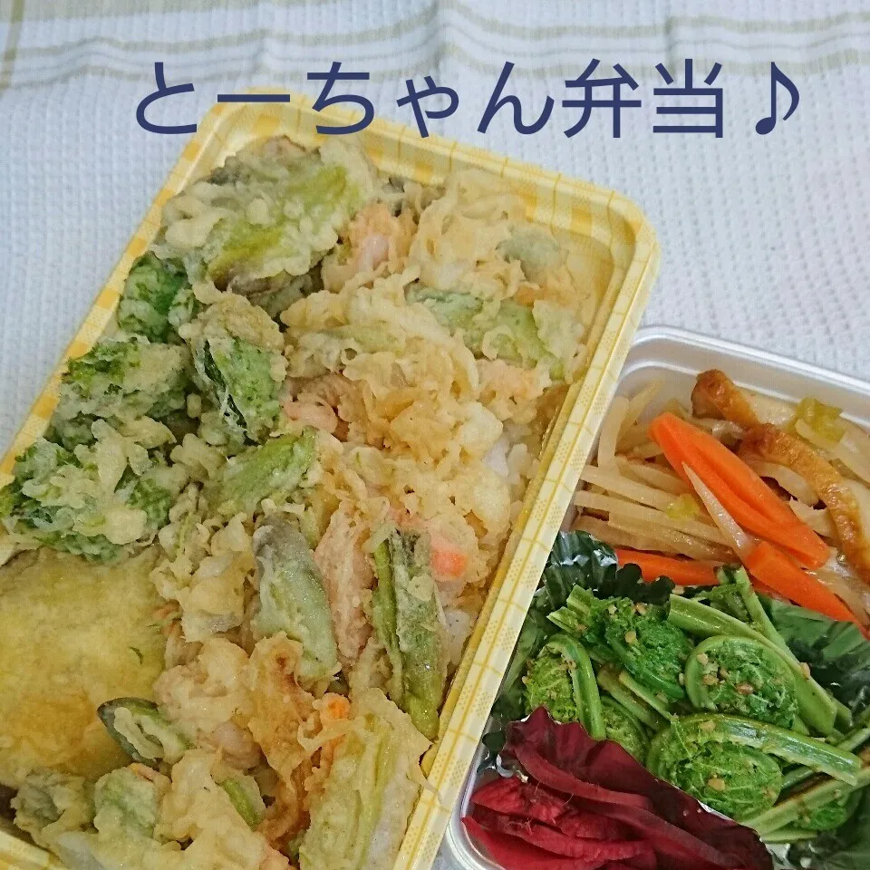 Snapdishの料理写真:月曜日のとーちゃん弁当♪|oomugiさん