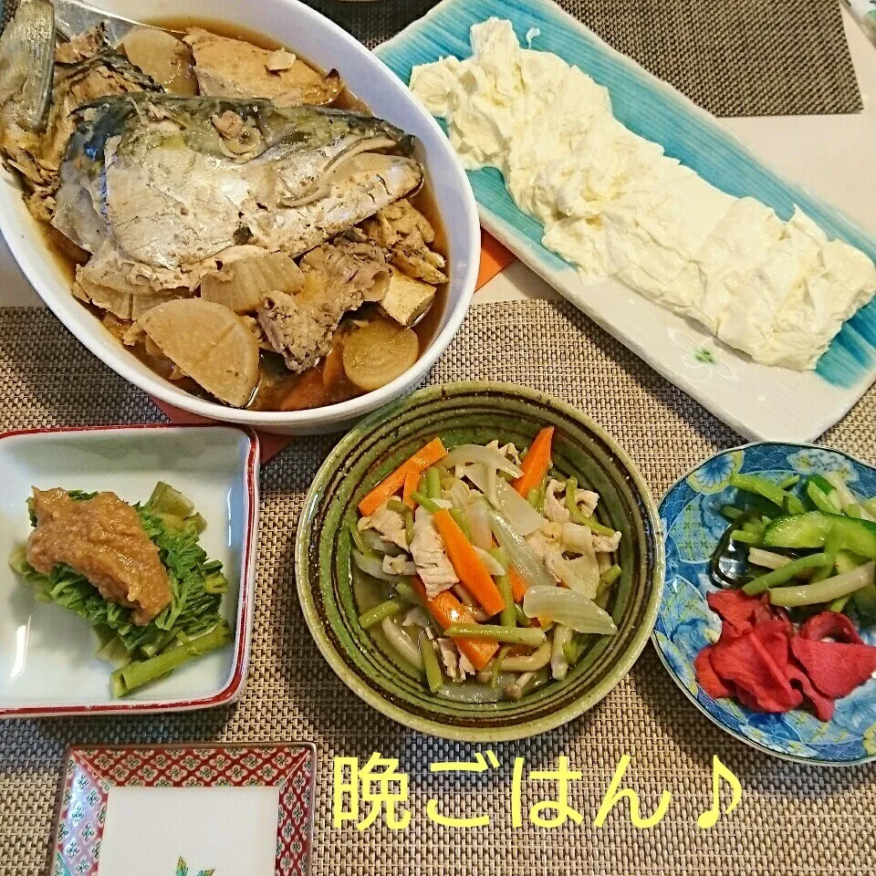 今日の晩ごはん(生ゆばのお刺身と…)|oomugiさん