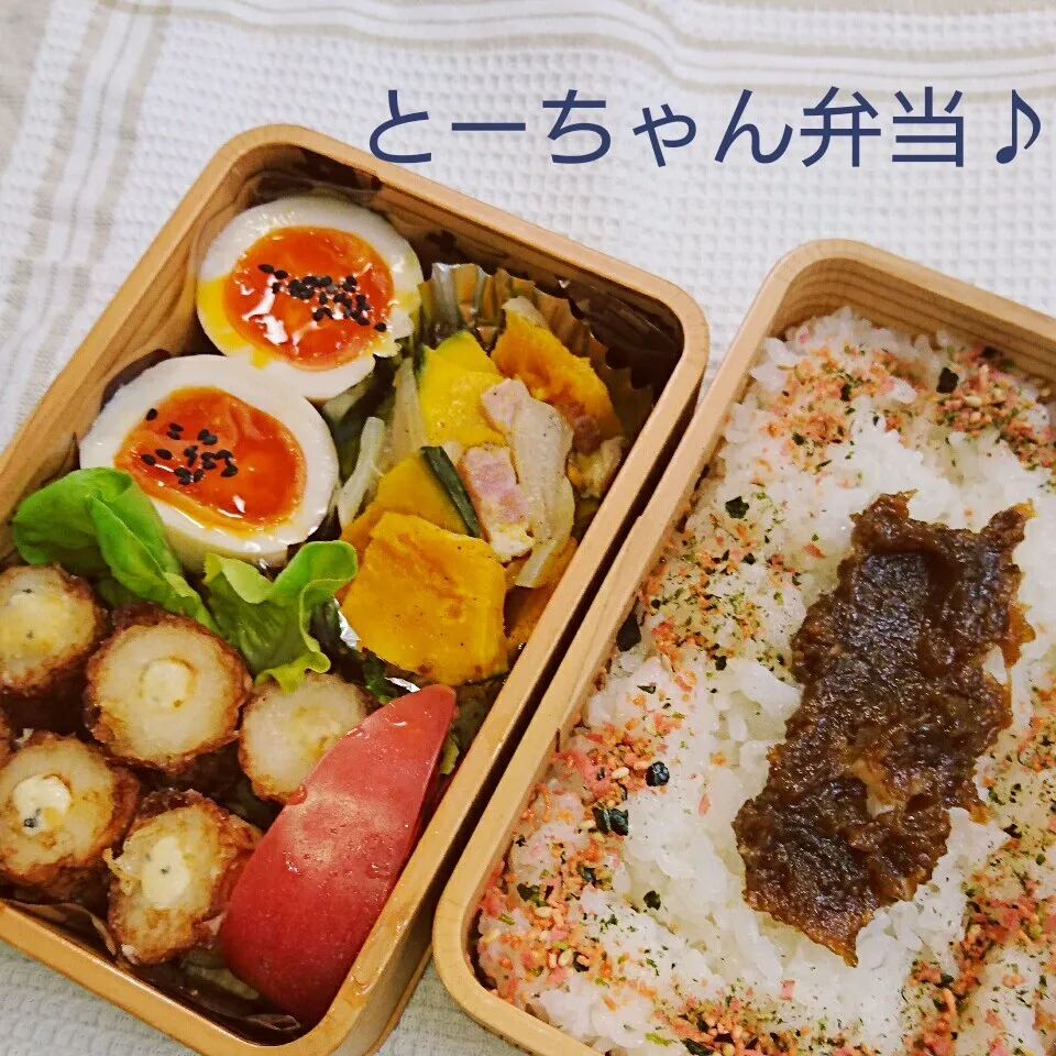 Snapdishの料理写真:火曜日のとーちゃん弁当♪|oomugiさん