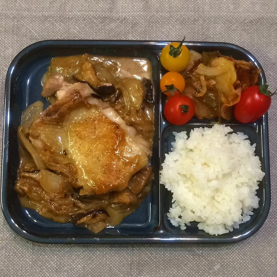 Snapdishの料理写真:鳥もも肉のテリヤキクリーム|さちさん