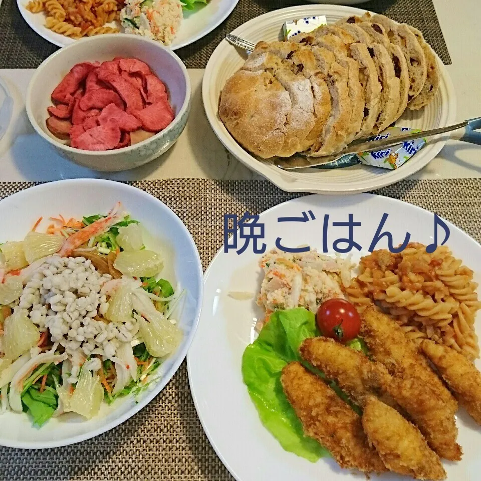 今日の晩ごはん(フグフライと…)|oomugiさん