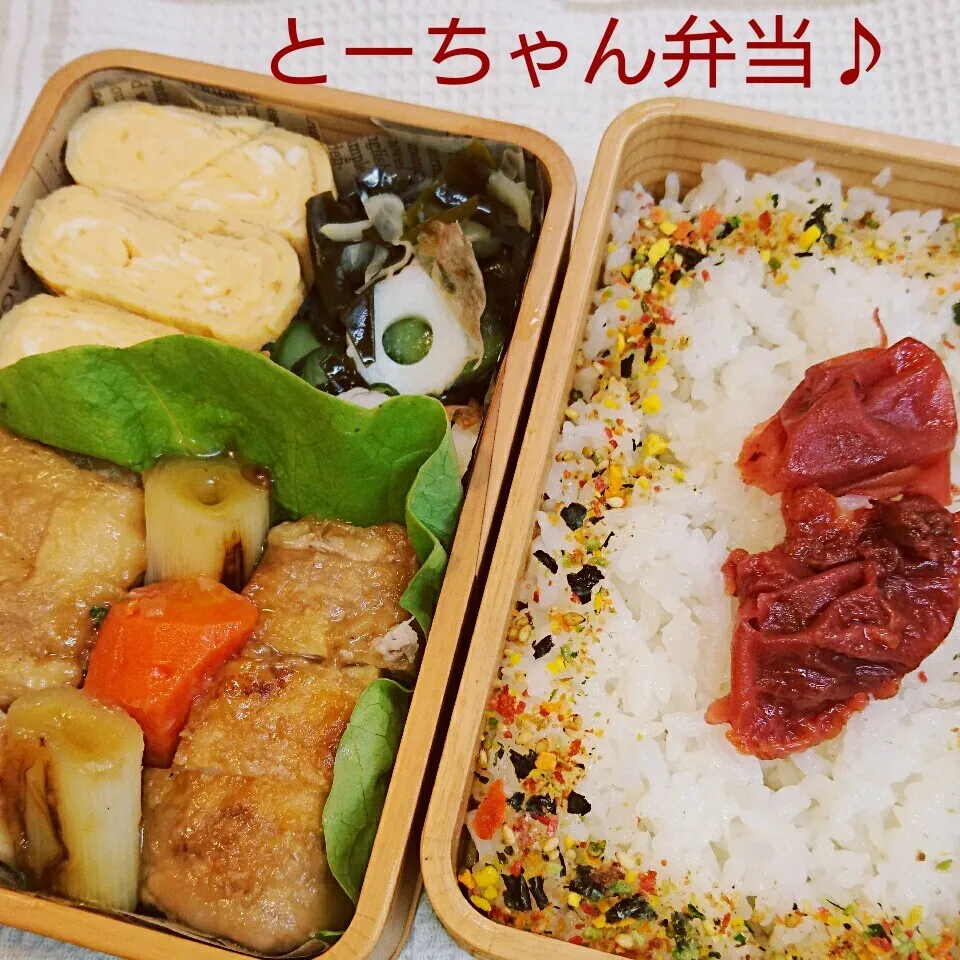 Snapdishの料理写真:水曜日のとーちゃん弁当♪|oomugiさん