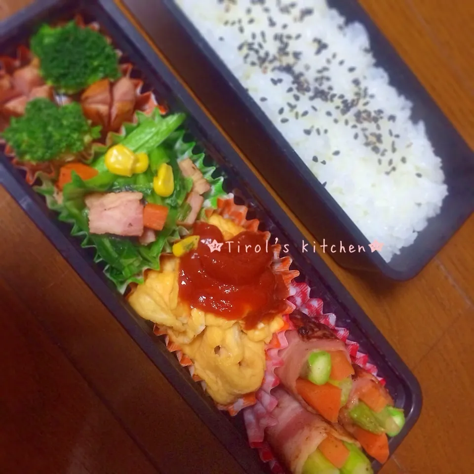 Snapdishの料理写真:旦那弁当♡|tomomiさん