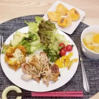 Snapdishの料理写真:きのこのチキンソテー|Yuk@さん