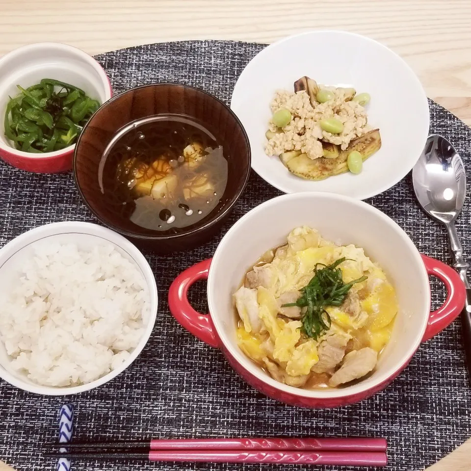 親子丼？と麦ご飯|Yuk@さん