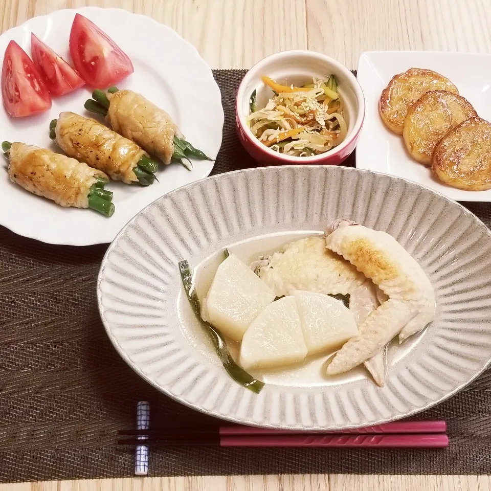 大根と鶏手羽先白だし煮|Yuk@さん